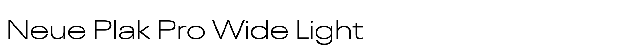 Neue Plak Pro Wide Light image